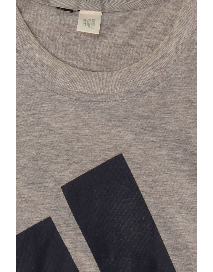 Tricou grafic ADIDAS pentru bărbați Top mare gri