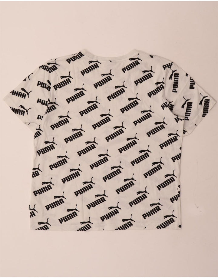 Tricou grafic Puma pentru bărbați Top Medium White Bumbac
