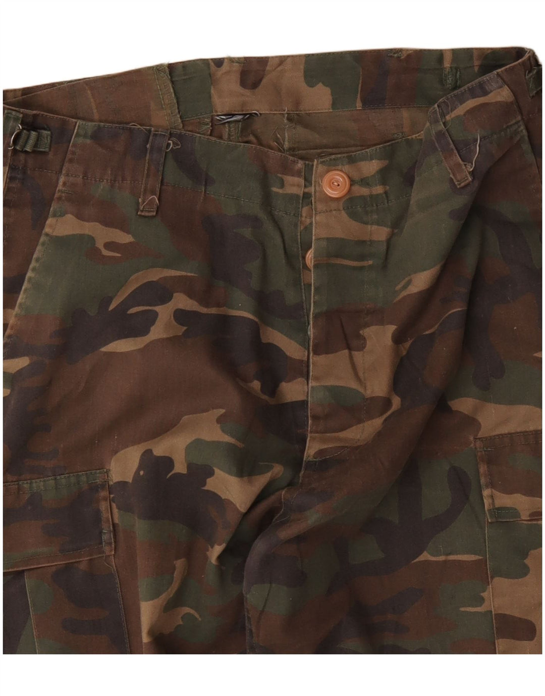 Pantaloni cargo drepti pentru bărbați VINTAGE L36 L31 Camuflaj kaki