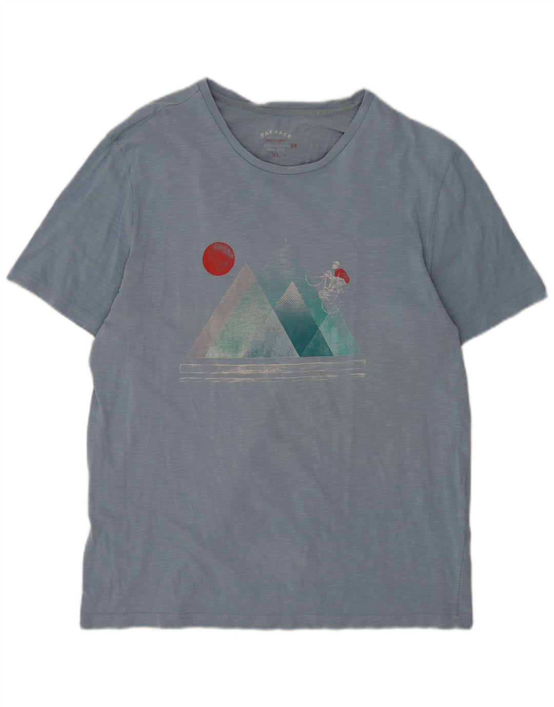 Tricou grafic pentru bărbați Fat Face Top XL Bumbac albastru