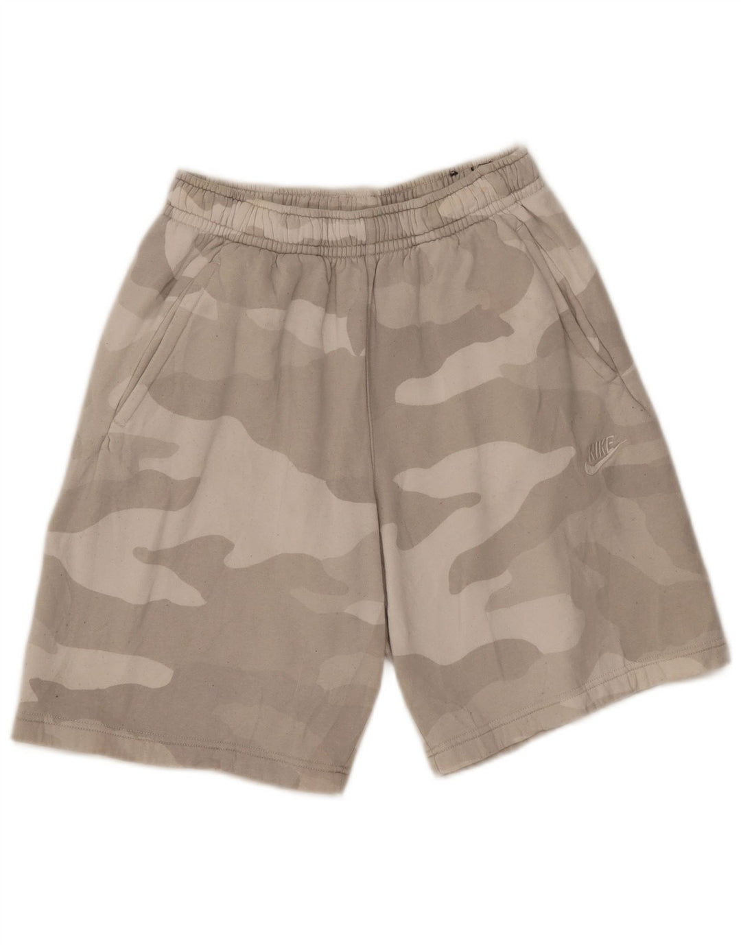 Pantaloni scurți sport Nike pentru bărbați, bumbac, camuflaj, gri mici