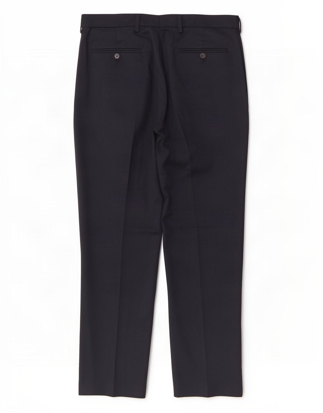Pantaloni de costum obișnuiți pentru bărbați Marks & Spencer L36 L31 Poliester bleumarin