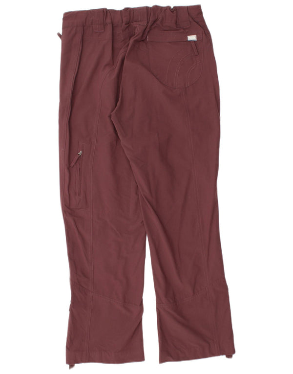 Pantaloni cargo pentru drumeții pentru femei The North Face UK 12 Medium W30 L28 Burgundy