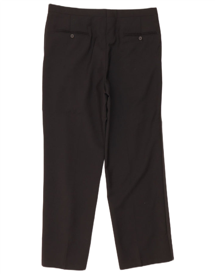 Pantaloni de costum vintage pentru bărbați L36 L31 negri