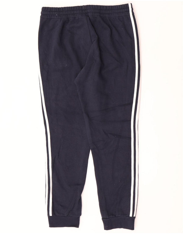 Pantaloni de trening pentru bărbați Adidas Pantaloni de jogging mari, albastru, bumbac