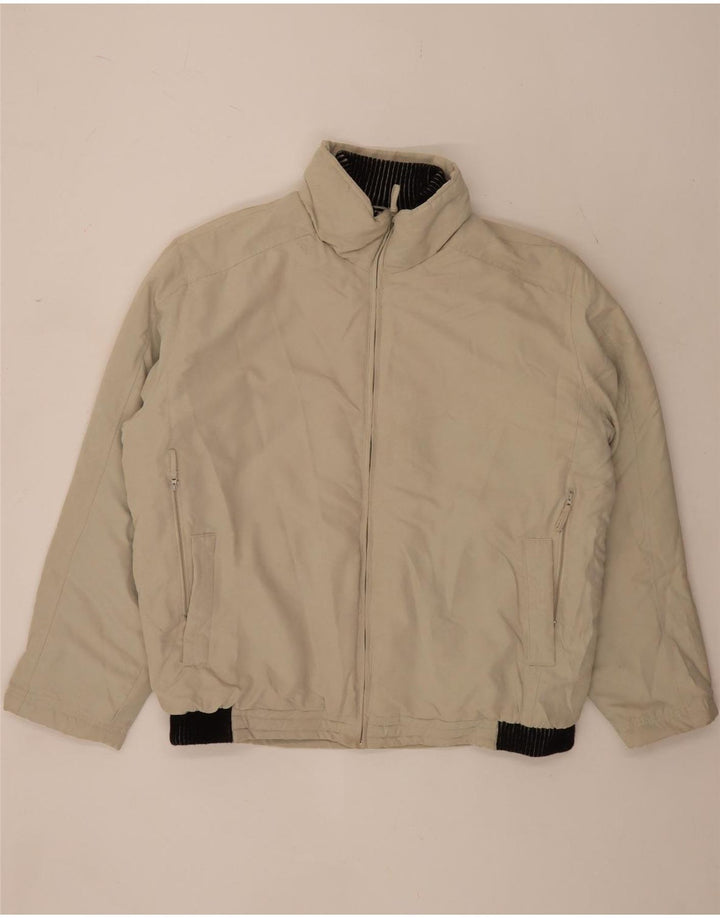 Bomber vintage pentru bărbați UK 42 XL Bej Poliester color bloc