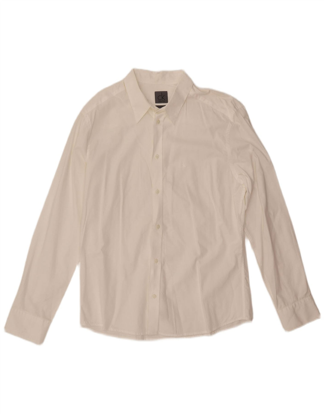 Cămașă pentru bărbați CALVIN KLEIN Slim Fit XL Alb