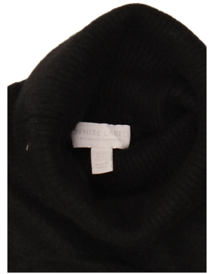 Pulover cu gât înrolat pentru femei White Label UK 12 Medium Negru