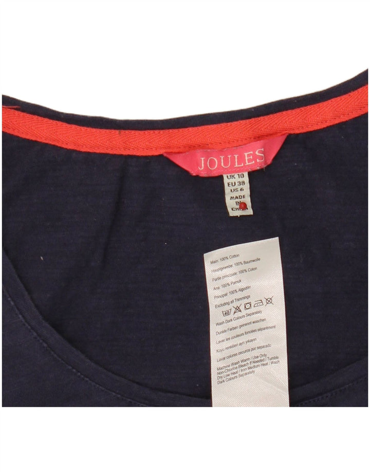 Vest Top pentru femei Joules UK 10 mic Bumbac bleumarin
