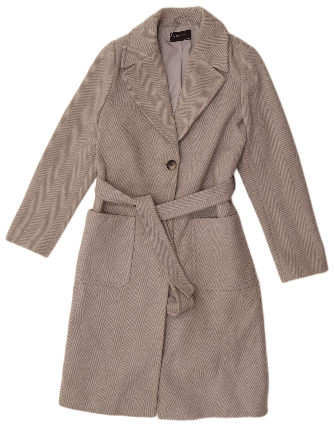 Palton pentru femei Marks & Spencer UK 8, mic, gri, poliester