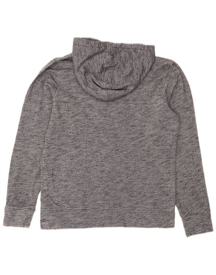 JACK & JONES Pulover cu glugă cu grafic pentru bărbați, bumbac cu pete, albastru bleumarin