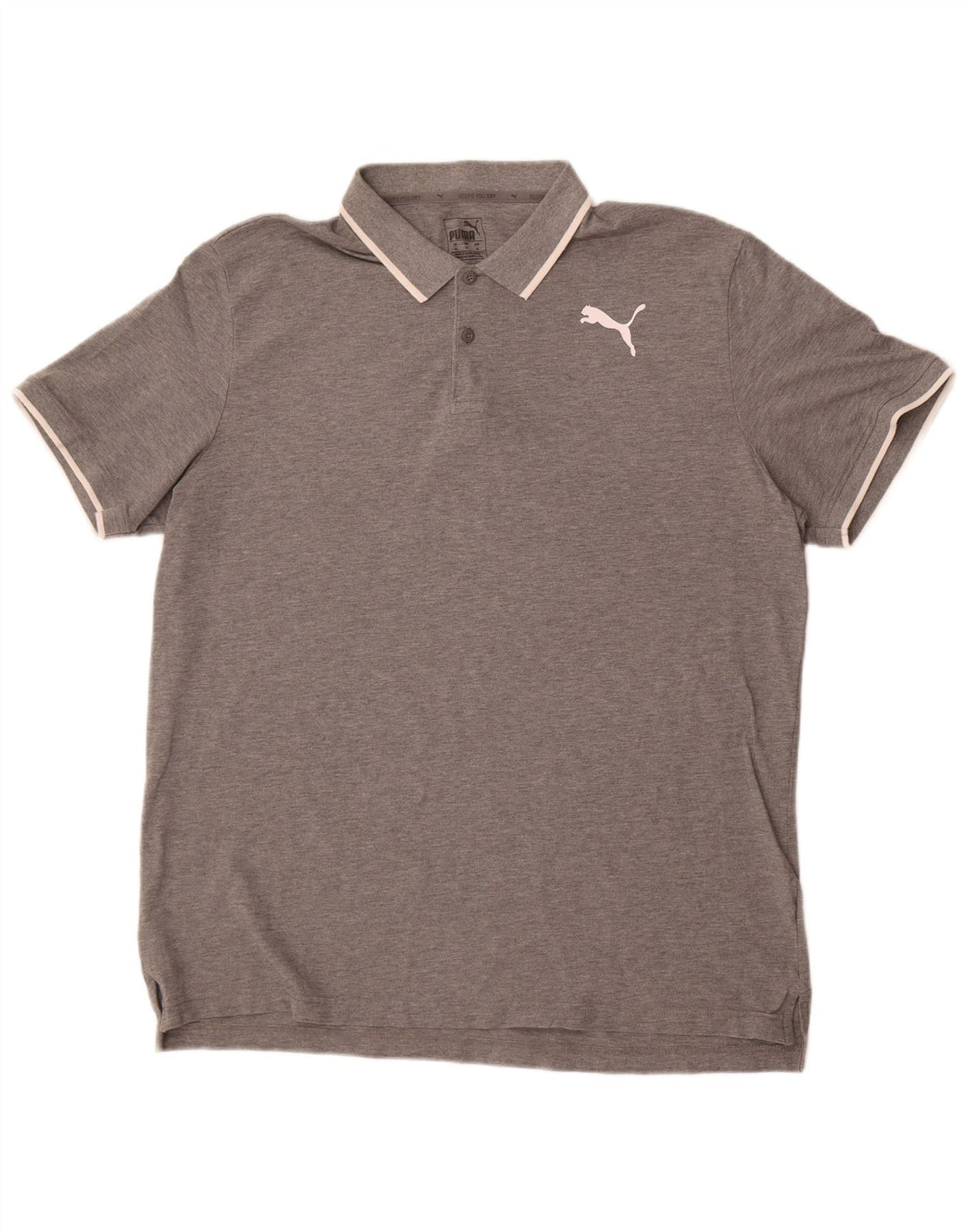 Tricou polo pentru bărbați Puma XL, gri pătat