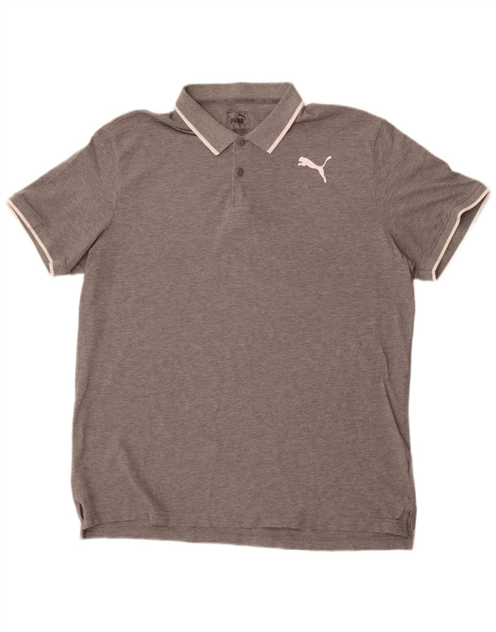 Tricou polo pentru bărbați Puma XL, gri pătat