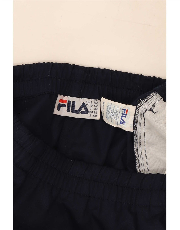 Pantaloni scurți sport Fila pentru bărbați, mari, bleumarin, poliester