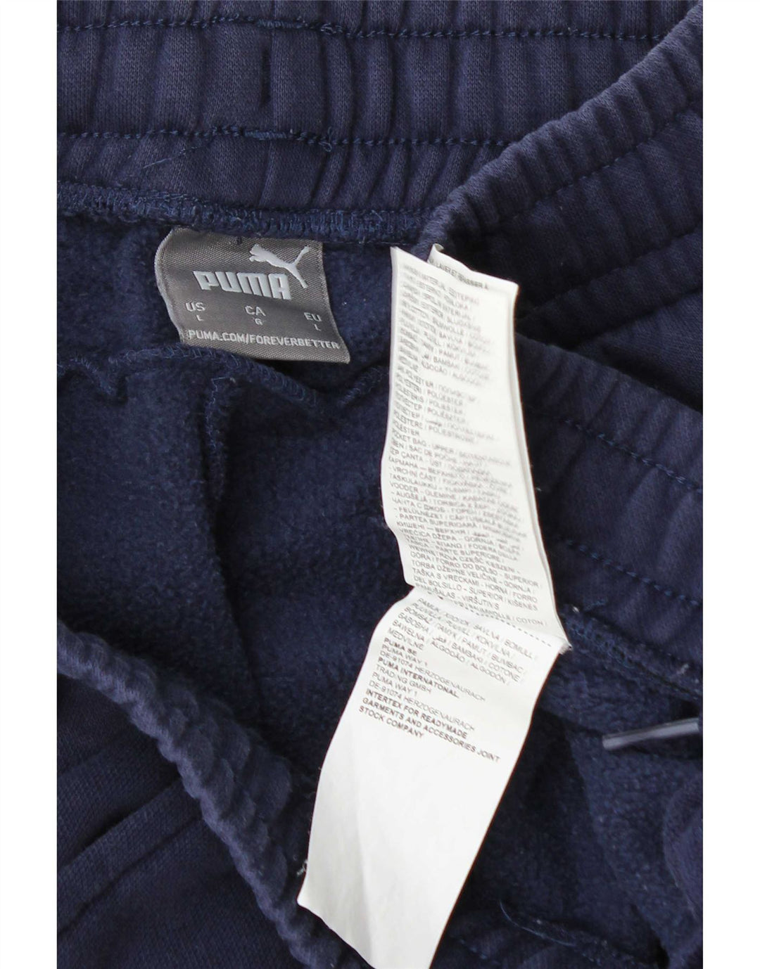 Pantaloni de trening Puma pentru bărbați, mari, albastru, bumbac