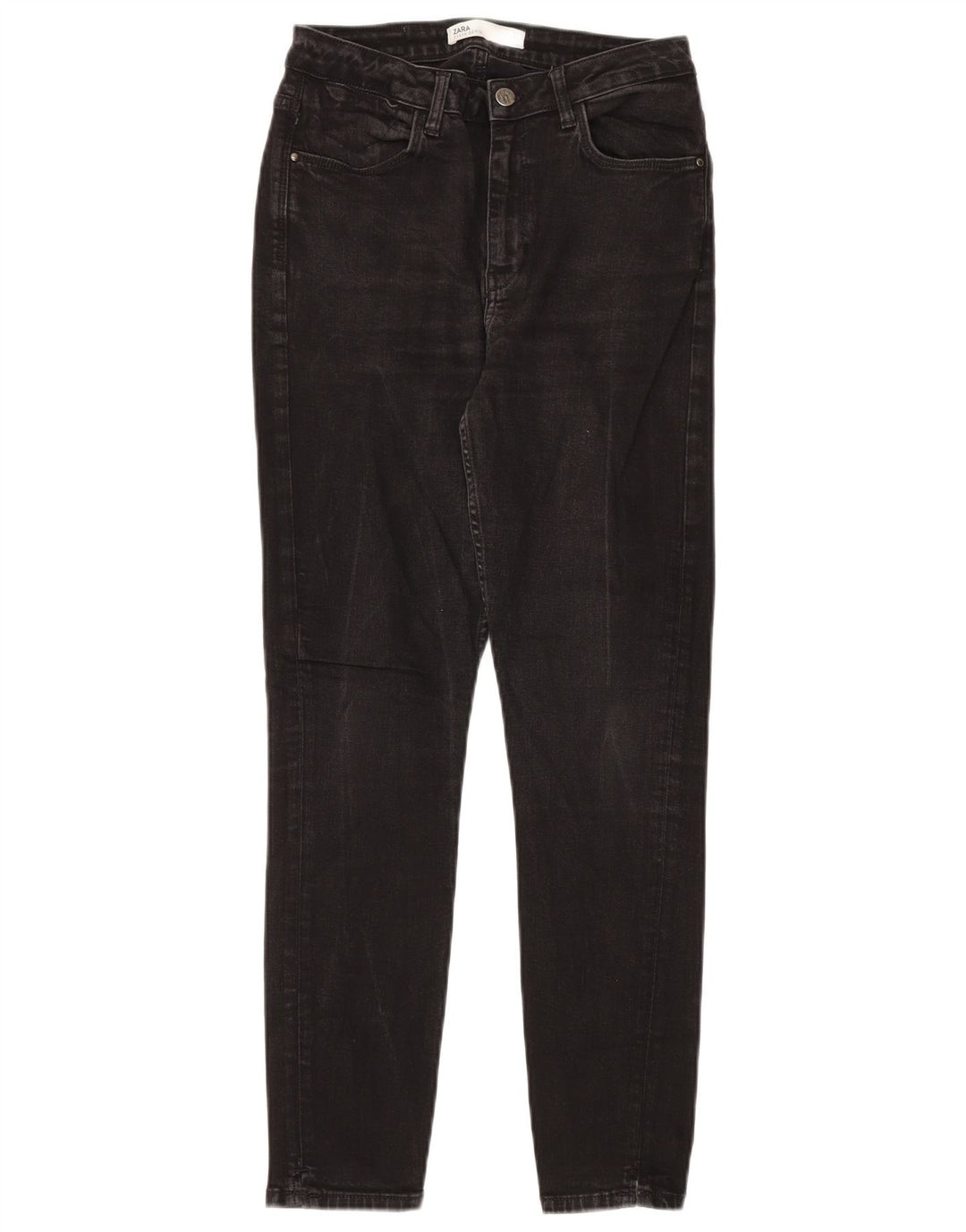 Blugi conici pentru femei Zara EU 40 Medium W30 L28 Negri