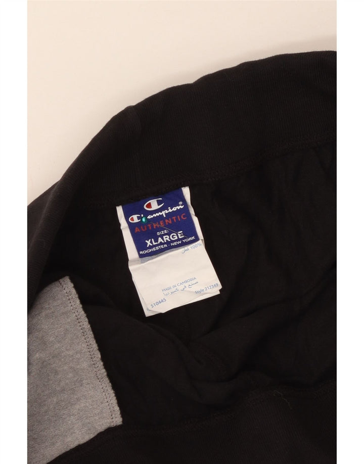 Pantaloni scurți sport Champion pentru bărbați XL, bumbac negru
