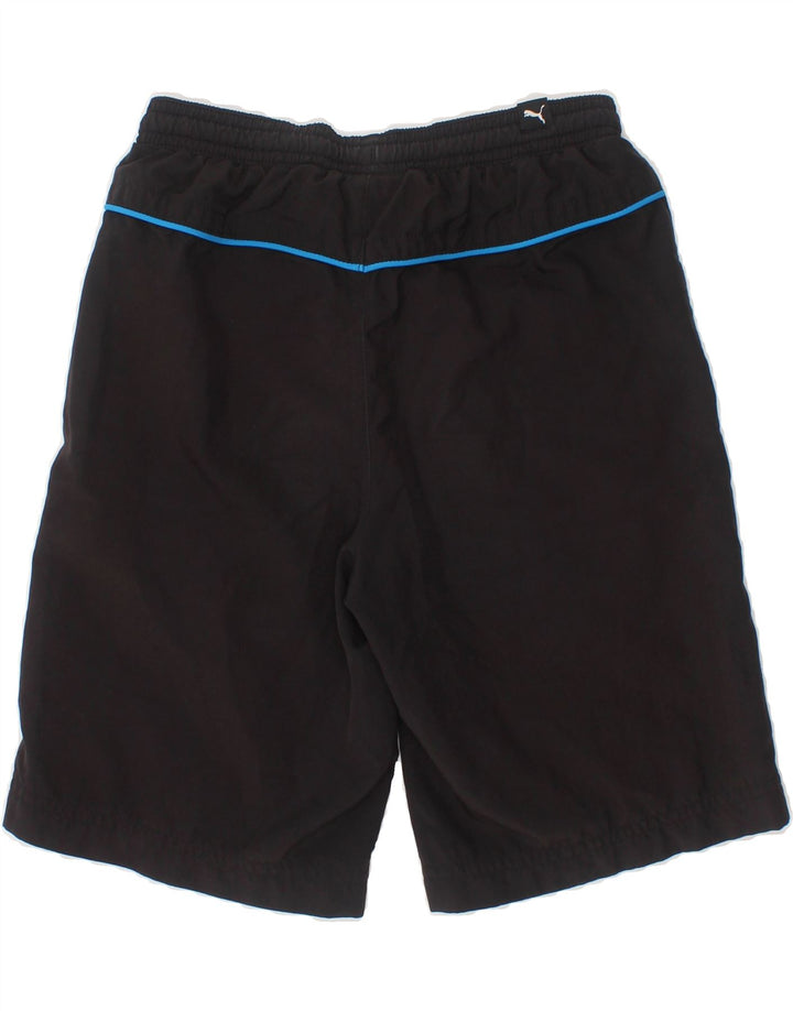 PUMA Boys Graphic Sport Shorts 5-6 Years Black Polyester Vintage Puma and Second-Hand Puma from Messina Hembry 