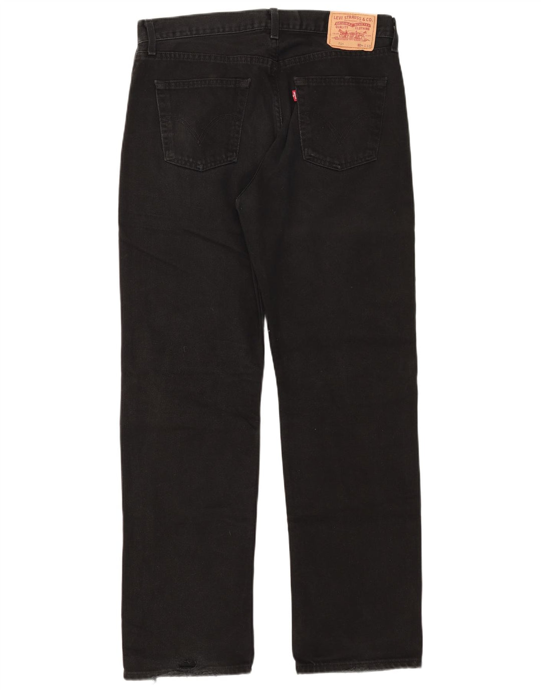 Blugi drepti pentru bărbați Levi's 751 W34 L32 bumbac negru