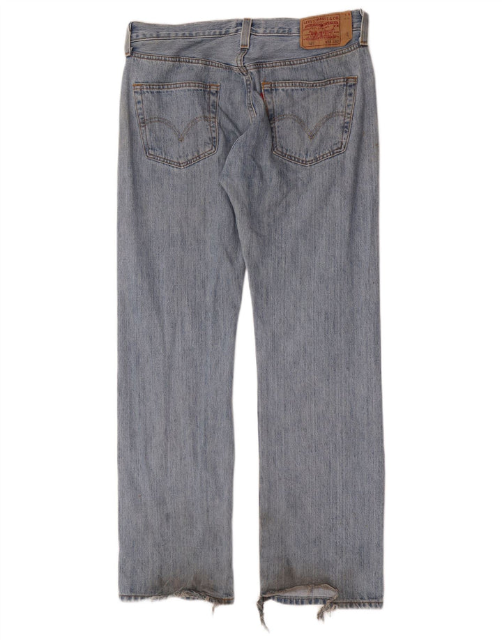 Blugi drepti pentru bărbați Levi's W34 L32 Bumbac albastru