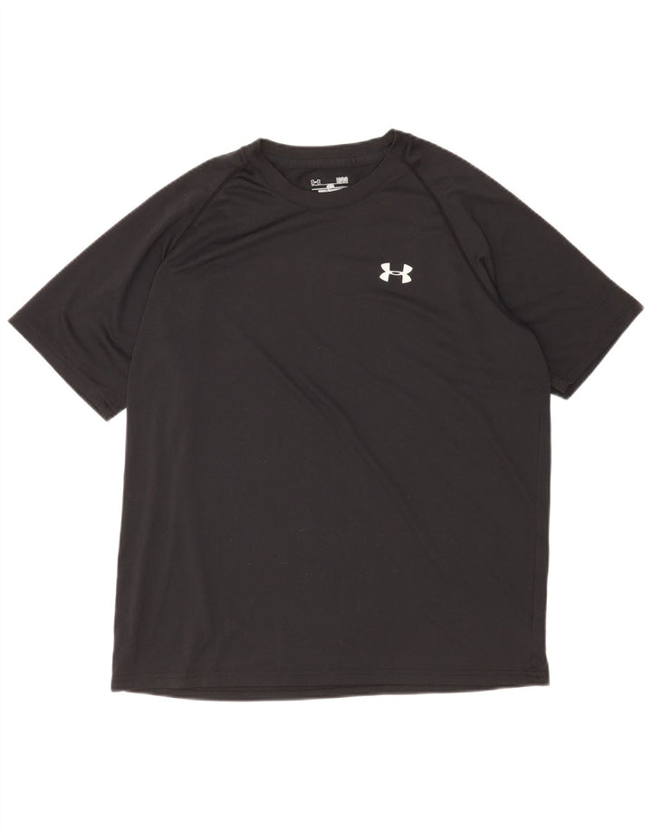 Tricou Under Armour pentru bărbați Heat Gear Top mare din poliester negru