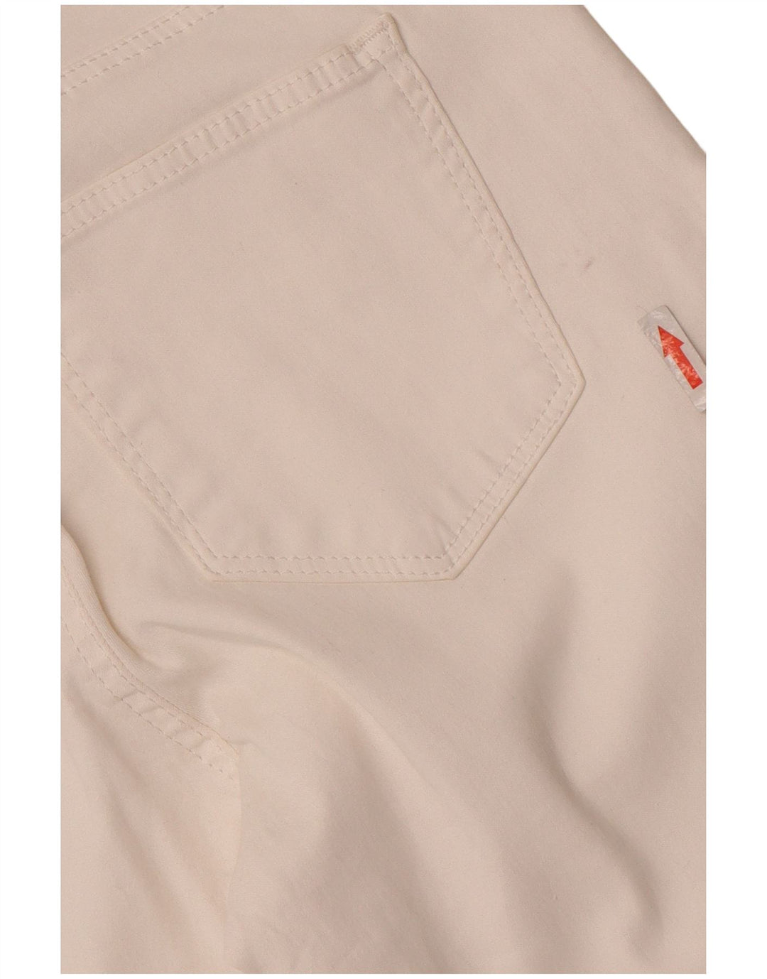 Pantaloni casual slim pentru femei Zara EU 40 Mediu L30 L27 Alb