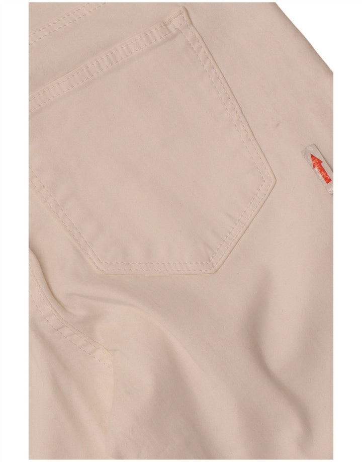 Pantaloni casual slim pentru femei Zara EU 40 Mediu L30 L27 Alb