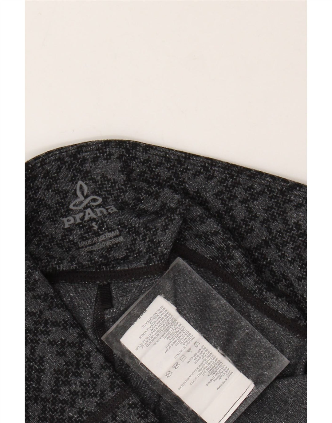 Leggings pentru damă PRANA UK 8 Small Gri Geometric Nylon