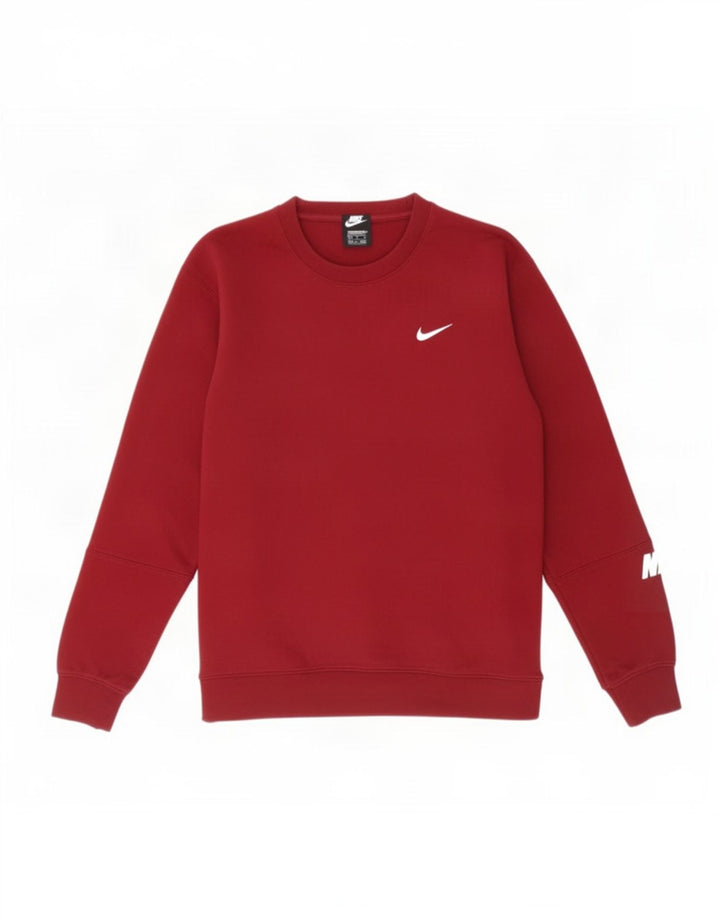 Hanorac grafic pentru bărbați Nike Pulover Medium Burgundy Colorblock