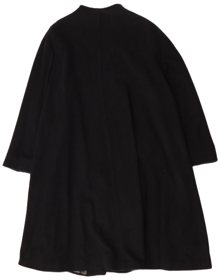 LADY H. Palton supradimensionat pentru femei IT 49 XL Lână de miel neagră