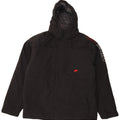 Jachetă căptușită cu glugă grafică Nike pentru bărbați Marea Britanie 42/44 Poliester negru mare