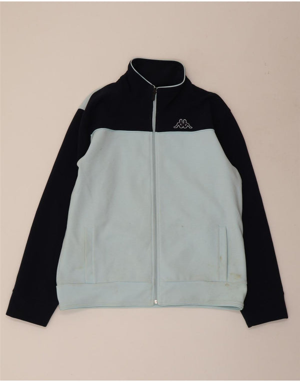 Jachetă de trening KAPPA pentru femei UK 18 XL, albastru, poliester color bloc