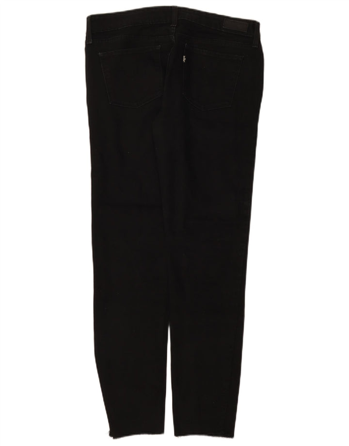 Blugi Levi's pentru femei, ușor curbate, subțiri W28 L28 negri