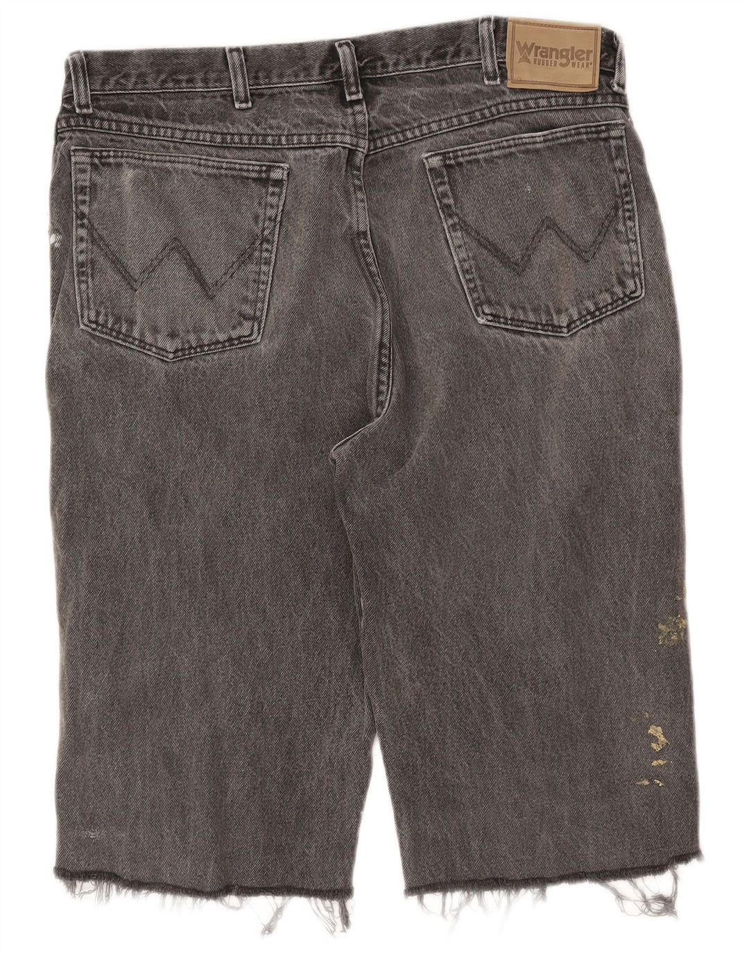 Pantaloni scurți din denim pentru bărbați WRANGLER W38 XL bumbac gri