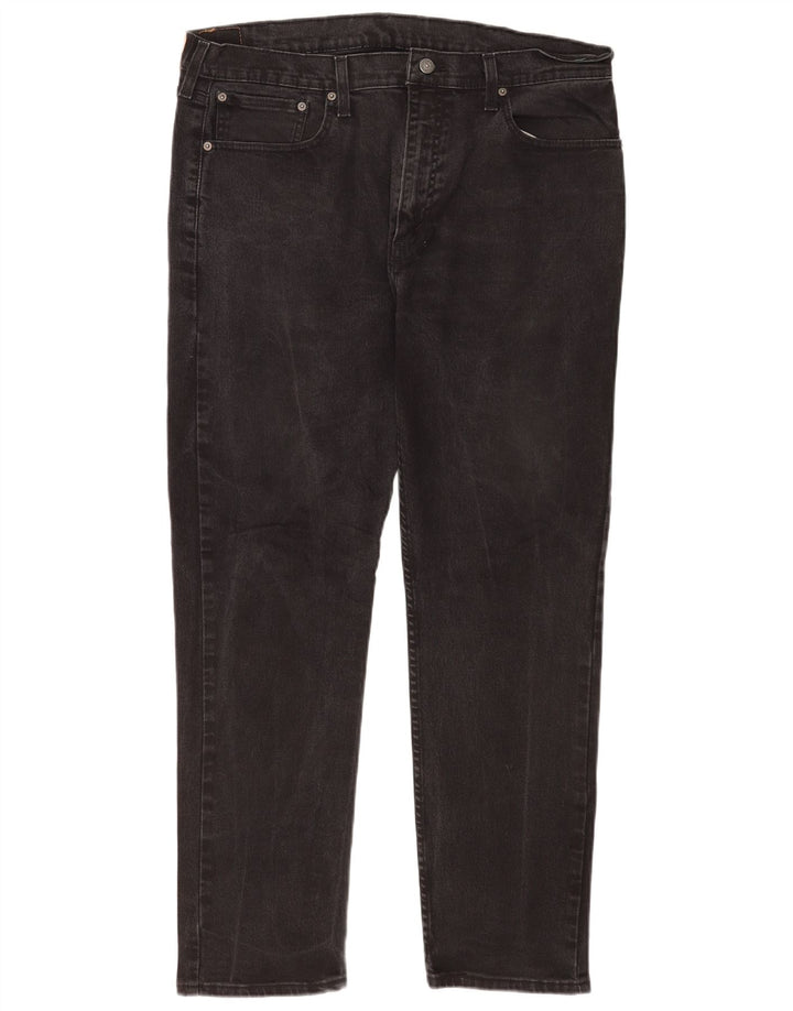 Blugi conici pentru bărbați Levi's 502 W38 L32 bumbac negru