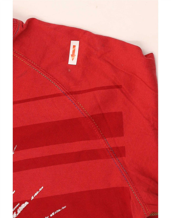 Jack & Jones Tricou cu mânecă lungă pentru bărbați, roșu, mare