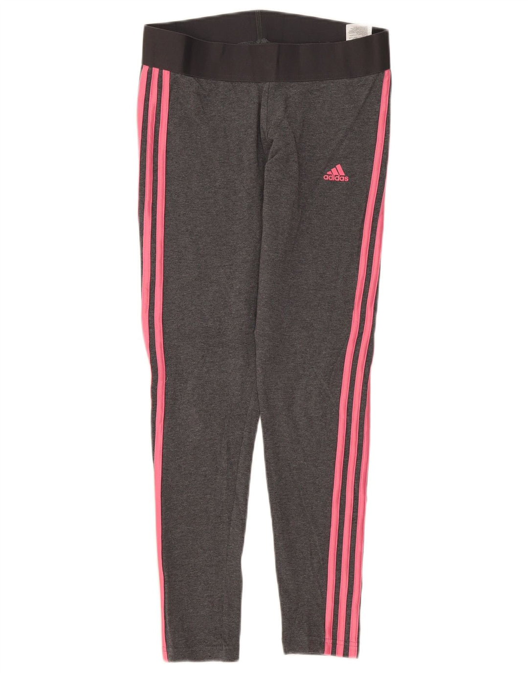 Leggings pentru femei Adidas UK 12/14 bumbac gri mediu