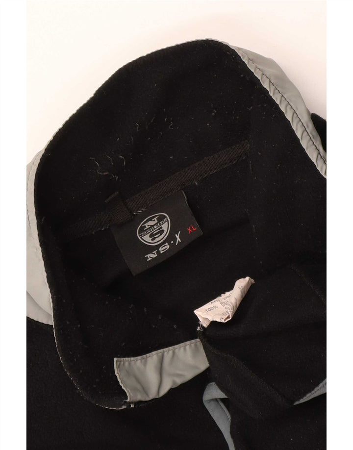 Jumper North Sails pentru bărbați, cu fermoar și gât, din lână, XL, poliester color bloc