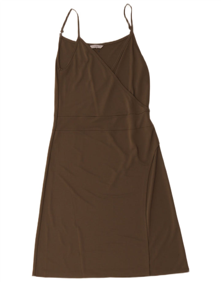 Rochie A-Line fără mâneci pentru femei Marks & Spencer UK 12 Medium Khaki