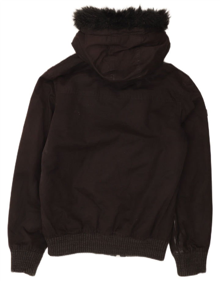 Jachetă bomber cu glugă Superdry pentru bărbați UK 38 Medium Black