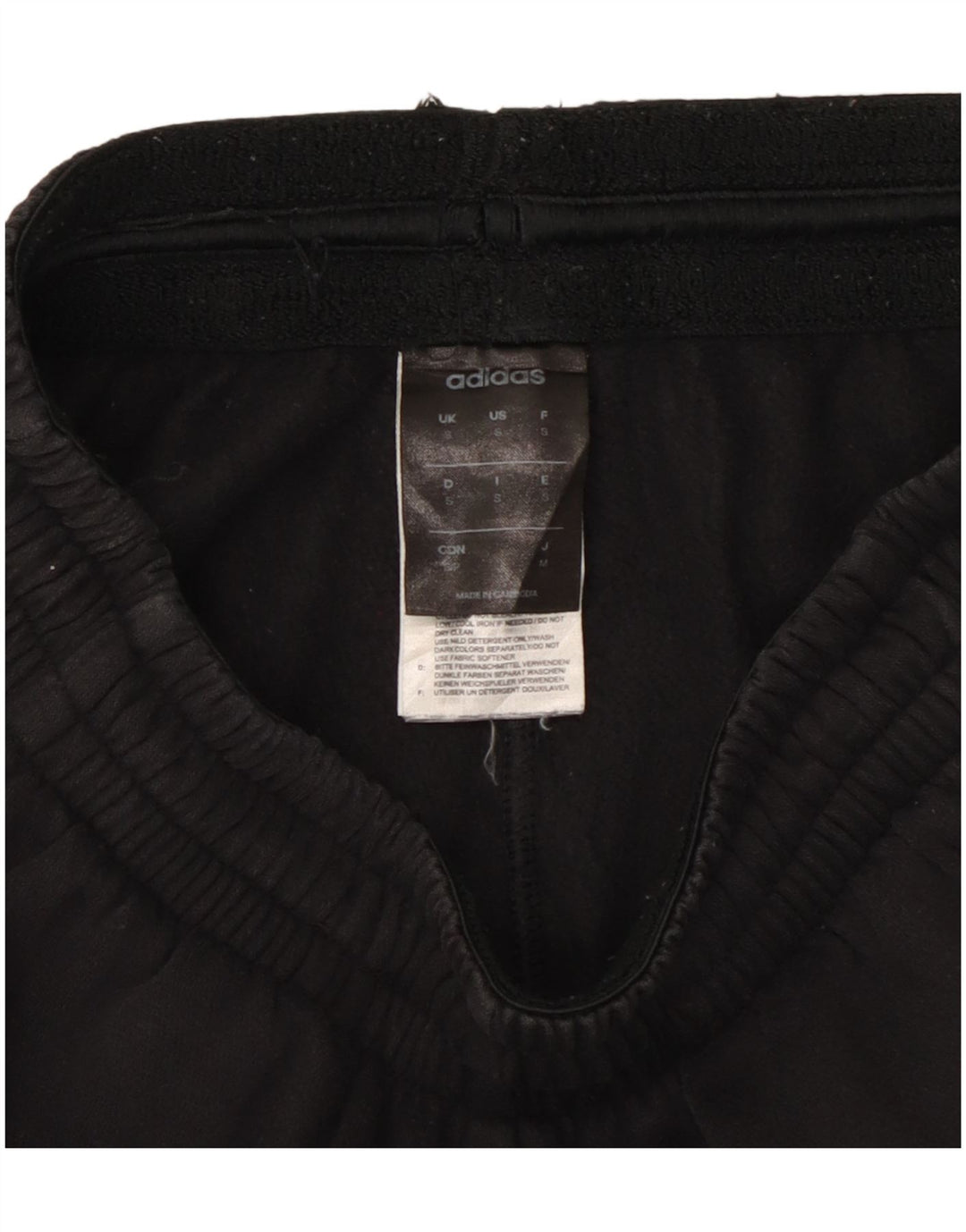 Pantaloni de trening ADIDAS pentru femei UK 8 mic bumbac negru