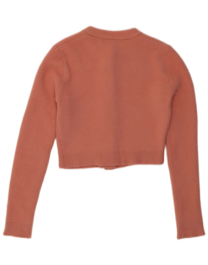 Pulover cardigan pentru femeie Zara UK 10 mic roz