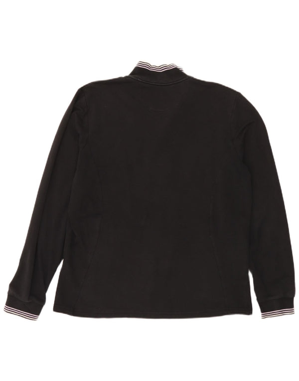Jachetă de trening pentru femei Lotto UK 18 XL, bumbac negru