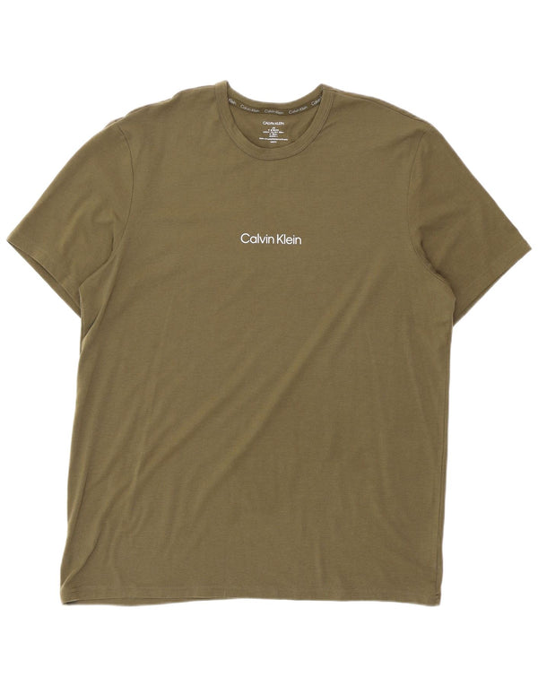 Tricou Calvin Klein pentru bărbați Top Large Kaki