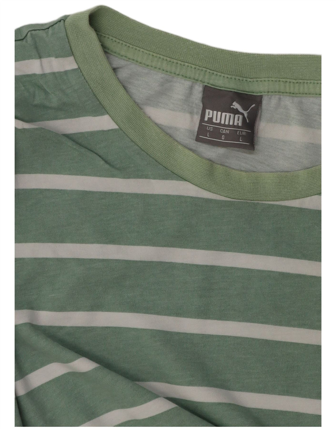 Tricou pentru bărbați PUMA Top mare cu dungi verzi