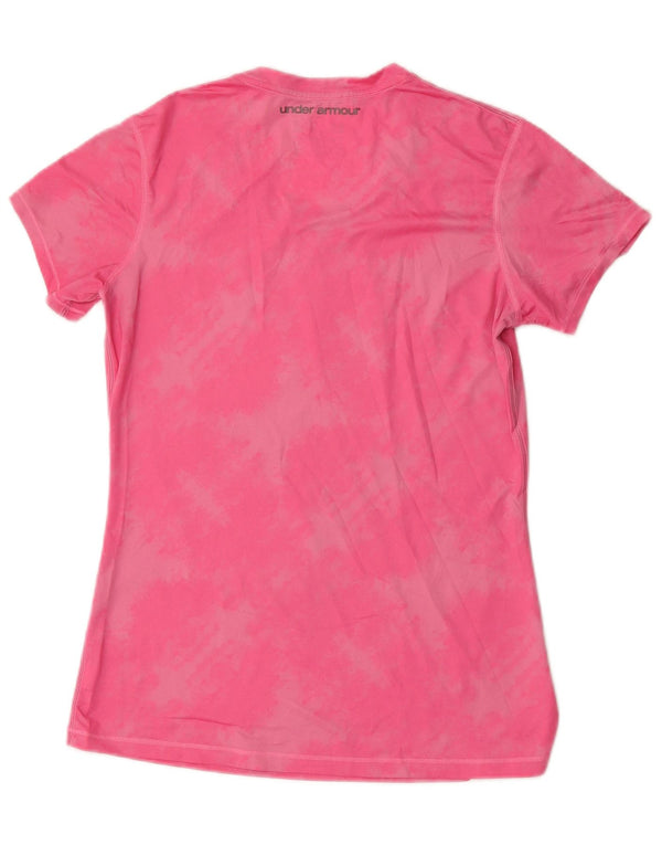 Tricou Under Armour pentru femei Heat Gear Top UK 14 Medium Pink Tie Dye