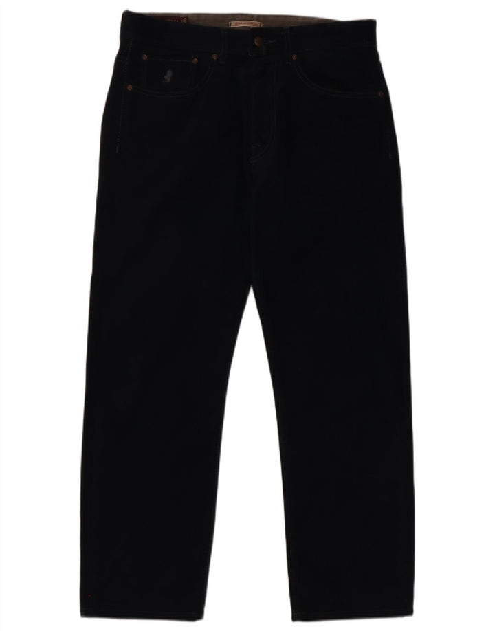 MARLBORO CLASSICS Pantaloni casual pentru bărbați cu croiala normală L32 L28 Bleumarin