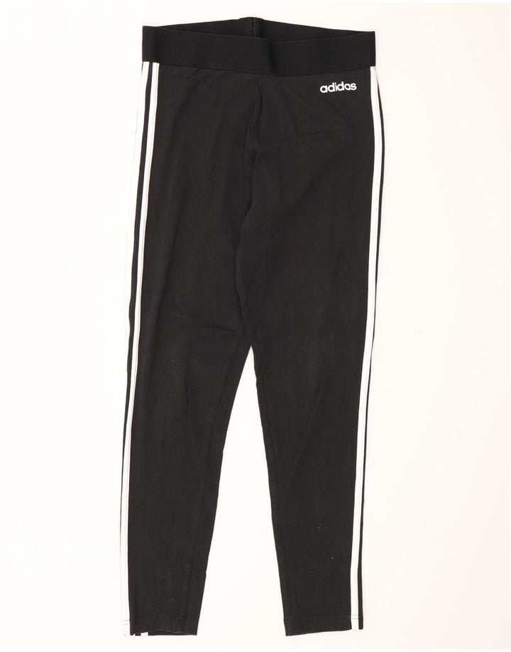 Leggings pentru femei Adidas UK 12/14 bumbac mediu negru