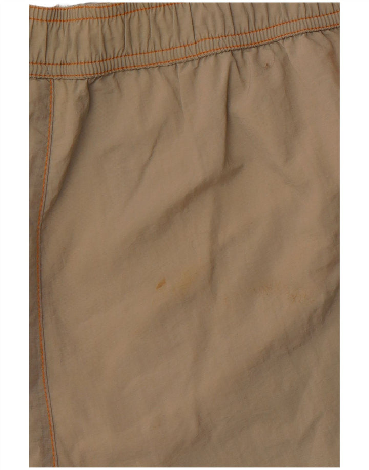 Pantaloni scurți de înot grafic pentru bărbați CHAMPION, mari, kaki, poliamidă color bloc