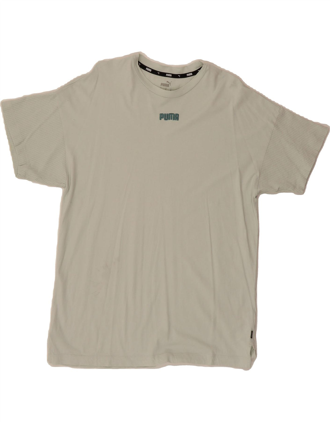 PUMA Mens T-Shirt Top Medium Green Cotton Vintage Puma and Second-Hand Puma from Messina Hembry 